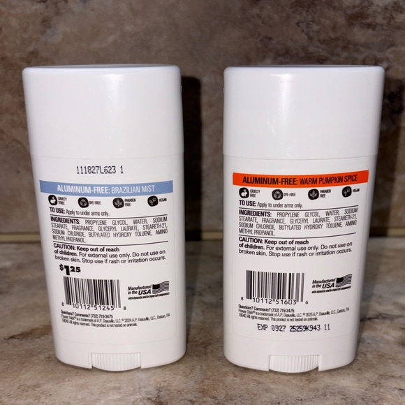 Aluminum-Free Deodorant - Brazilian
Mist and Warm Pumpkin Spice - Picture 5 of 6